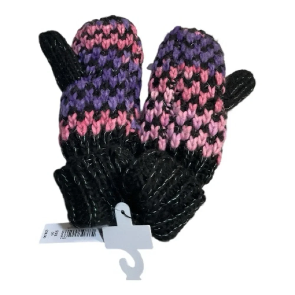 Anna & Ava Multicolor Knit Mittens